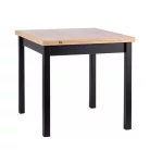 Flip (FLIPDAC80) bővíthető étkezőasztal 80-160 cm - artisan tölgy/fekete