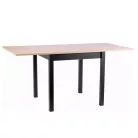 Flip (FLIPDAC80) bővíthető étkezőasztal 80-160 cm - artisan tölgy/fekete