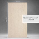 Flexible stone, mészkő hatású, 240x120 cm, Travertino - Mediterranean Cream