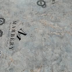   Falpanel, márvány mintával, PVC, 240x120 cm - Karikin Turquoise