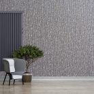 Falpanel, dombornyomott, PVC, 240x120 cm - Szürke