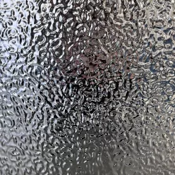   Falpanel, fém hatású, bambuszrost, 280x120 cm - Silver Metal Wave