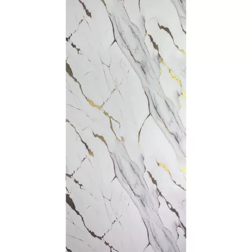 Falpanel, márvány mintával, PVC, 240x120 cm - Gold in Dawn