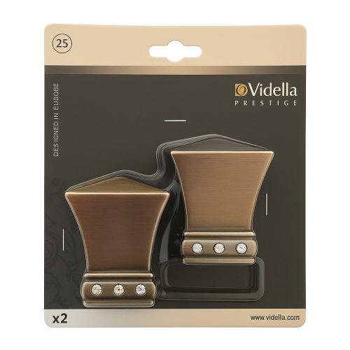 Vidella Hekla arany 25 mm-es karnis végzáró 2db/cs