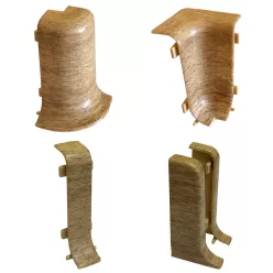   0043 Yankee tölgy színű elemek 10556 PVC padlószegélyhez (2db/csomag)