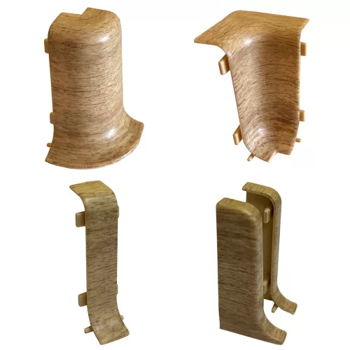 0043 Yankee tölgy színű elemek 10556 PVC padlószegélyhez (2db/csomag)