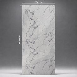 Falpanel, márvány mintával, PVC, 280x120 cm - Taro Grey