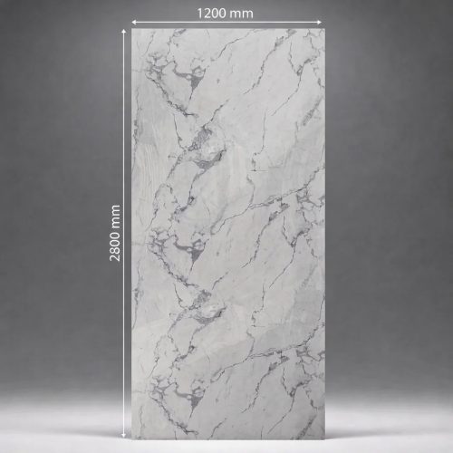 Falpanel, márvány mintával, PVC, 280x120 cm - Taro Grey