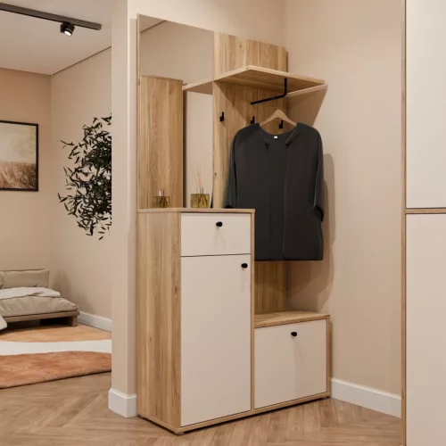 Wilkinson (KEDD02L-M844) előszobaszett - mauvella tölgy, homok