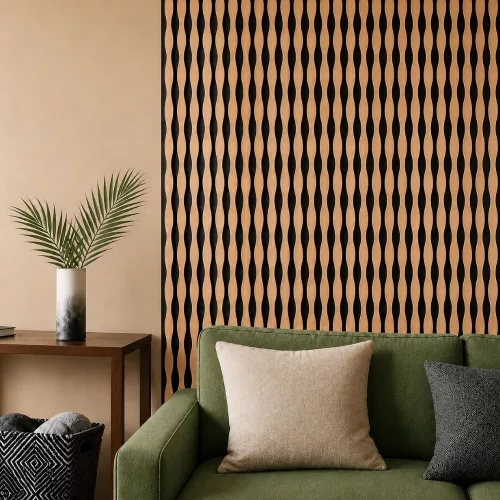 Akusztikus falpanel Lively LD2103K barna 60*240 cm