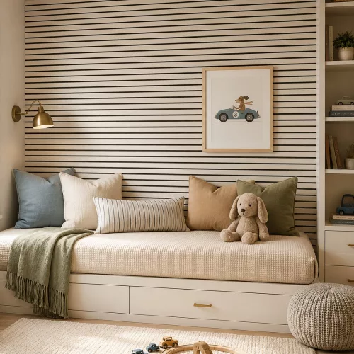 Akusztikus falpanel Lumigrid GS2101K bézs 60*260 cm