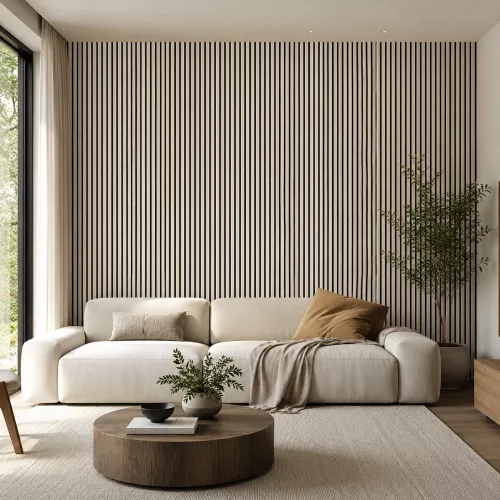 Akusztikus falpanel Lumigrid GS2101K bézs 60*260 cm