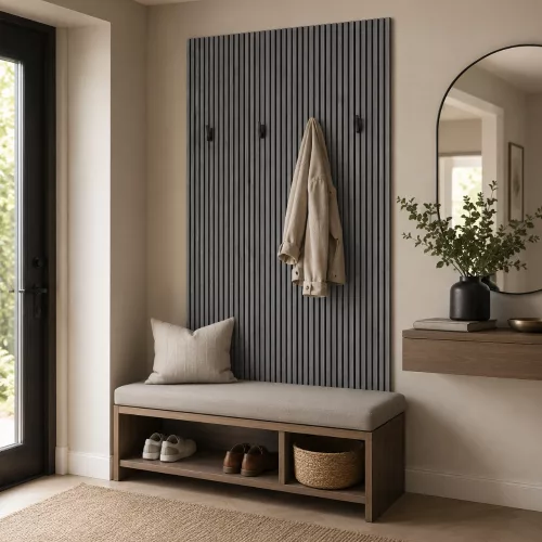 Akusztikus falpanel Lumigrid GS2101K szürke 60*260 cm