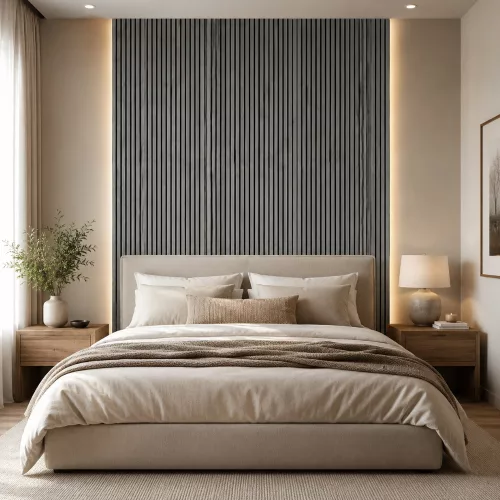 Akusztikus falpanel Lumigrid GS2101K szürke 60*260 cm
