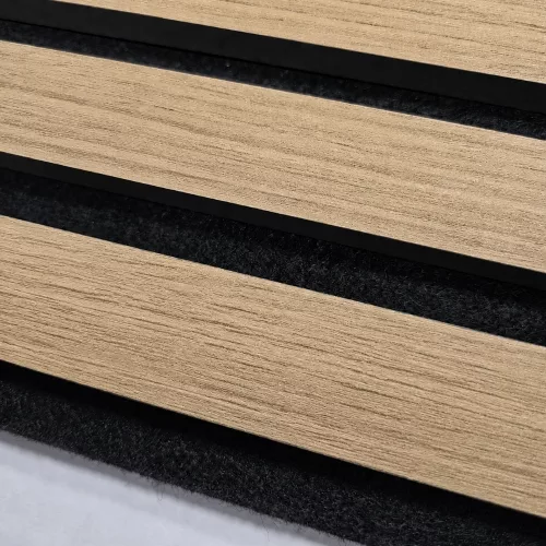 Akusztikus falpanel Lumigrid GS2101K világosbarna 60*260 cm