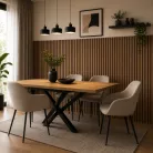 Akusztikus falpanel Lumigrid GS2101K világosbarna 60*260 cm