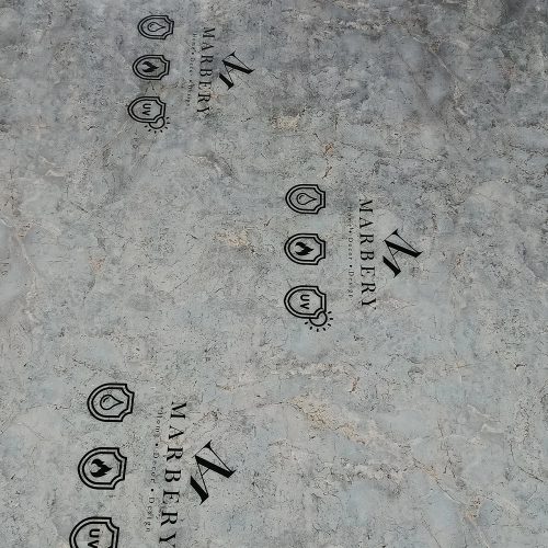 Falpanel, márvány mintával, PVC, 280x120 cm - Karikin Turquoise