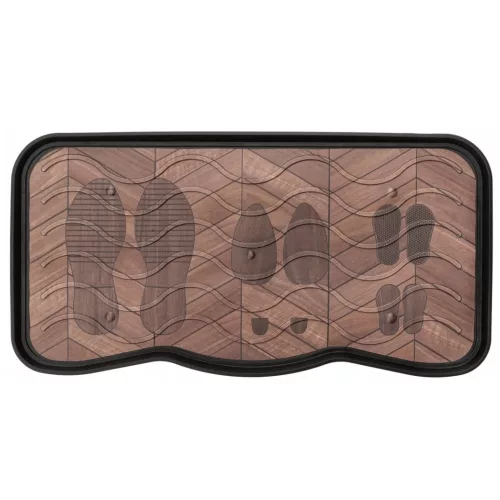 Eco Trend Boot Tray cipőtartó tálca Footprints Wood - 38 x 75 cm
