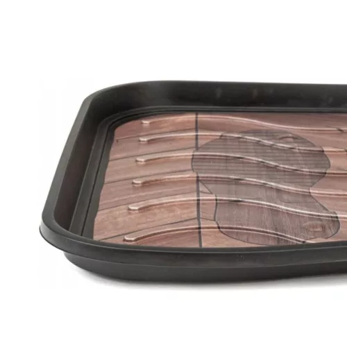 Eco Trend Boot Tray cipőtartó tálca Footprints Wood - 38 x 75 cm