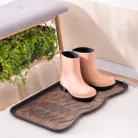 Eco Trend Boot Tray cipőtartó tálca Footprints Wood - 38 x 75 cm