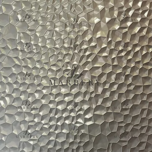 Falpanel, dombornyomott, PVC, 280x120 cm - Champagne Fizz