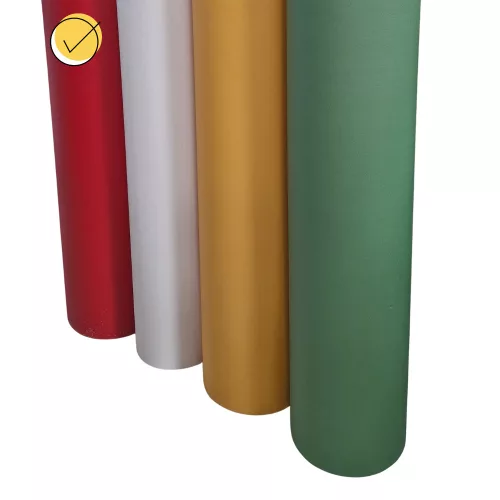 tekercses vinyl padló, PVC -  egyszínű Bluna 815 piros 2 m
