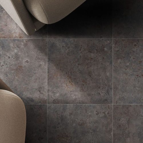 tekercses vinyl padló, PVC -  szürkés-barna kő mintás Stellum 885 Cor 2 m