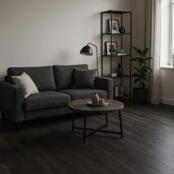   tekercses vinyl padló, PVC -  szürkésbarna fa mintás Bern 895 Chi 4 m