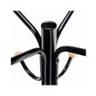 VASIL álló fogas - fekete lakk / természetes fa