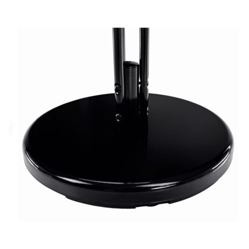 VASIL álló fogas - fekete lakk / természetes fa