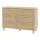 Sparrow Komód - CXSK221-M696 - elegancia tölgy/természetes rattan