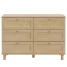 Sparrow Komód - CXSK221-M696 - elegancia tölgy/természetes rattan