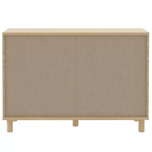 Sparrow Komód - CXSK221-M696 - elegancia tölgy/természetes rattan