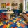 tekercses vinyl padló, PVC -  színes puzzle mintás Maxelle eko 880 Pic 1 m