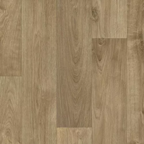 tekercses vinyl padló, PVC -  világosbarna fa mintás Calas 53S Lir 1 m