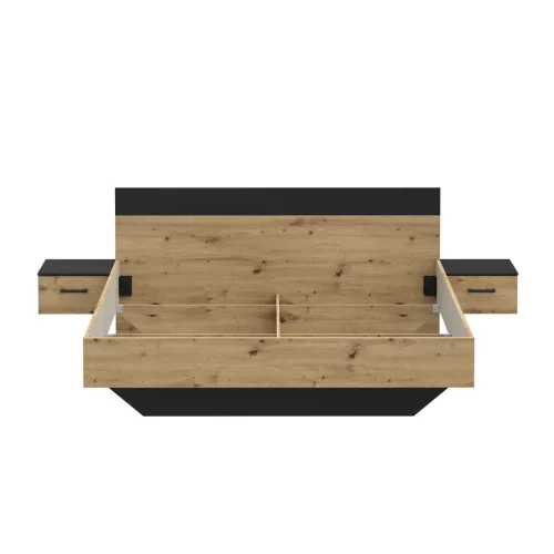 Tasmania (TNAL2182-M625) 180-as ágykeret - artisan tölgy