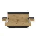 Tasmania (TNAL2182-M625) 180-as ágykeret - artisan tölgy