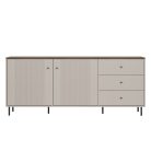 Cappuccino KOM2D3S komód - kasmír/antico tölgy