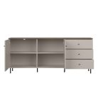 Cappuccino KOM2D3S komód - kasmír/antico tölgy