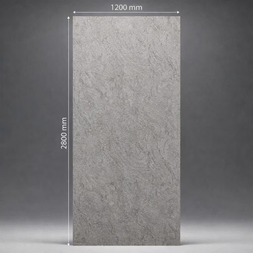 Falpanel, kőmintás, PVC, 280x120 cm - Art Silver