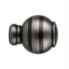 Vidella Colima ezüst 25 mm-es karnis végzáró 2db/cs