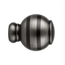 Vidella Colima ezüst 25 mm-es karnis végzáró 2db/cs