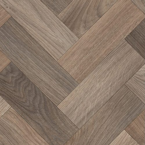 tekercses vinyl padló, PVC -  barna fa mintás Linz 585 4 m