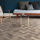 tekercses vinyl padló, PVC -  barna fa mintás Linz 585 2 m