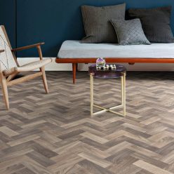 tekercses vinyl padló, PVC -  barna fa mintás Linz 585 2 m