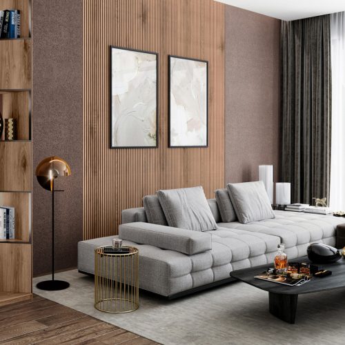 Krono akusztikus falburkolat K688 Natural Canella tölgy 260x60 cm