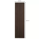Krono akusztikus falburkolat K547 Tobacco Franklin dió 260x60 cm
