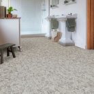 tekercses vinyl padló, PVC -  világosbarna kő mintás Bern 235 4 m