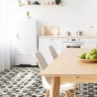 tekercses vinyl padló, PVC -  fekete-szürke kő mintás Bern 895 4 m
