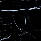 Falpanel, márvány mintával, PVC, 240x120 cm - Black - White Roots
